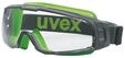Uvex u-sonic - safety goggles - grey lime