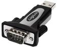 LogiLink AU0034, LogiLink USB 2.0 adapter USB-A/M to DB9 (RS232)/M black/grey
