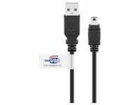 USB 2.0 Hi-Speed cable with USB certificate Black
