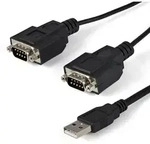 2 Port FTDI USB zu Serial RS232 Adapter Kabel mit COM Retention - Seriell...