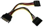 StarTech.com SATA Power Y Splitter Cable Adapter - M/F - power splitter - 15.2 cm