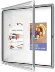 Nobo Premium Plus Schaukasten f&uuml;r den Innenbereich 6 x A4, magnetisch, Klappt&uuml;r