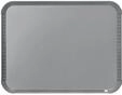magnetisches Whiteboard, schmaler, silberner Rahmen 28 x 22 cm Silber