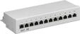 Pro CAT 5e Mini/Desktop Patch Panel 12 Port grey