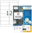 HERMA 10311, HERMA Abl&ouml;sbare Adressetiketten A4, 99,1 x 42,3 mm, wei&szlig;