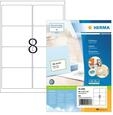 HERMA 4269, HERMA PREMIUM Adressetiketten A4, 99,1 x 67,7 mm, wei&szlig;, permanent