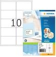 HERMA 4268, HERMA PREMIUM Adressetiketten A4, 99,1 x 57 mm, wei&szlig;, permanent haftend