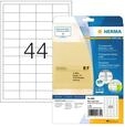 HERMA 4680, HERMA Transparente Folien-Etiketten, matt, A4, 48,3 x 25,4 mm,