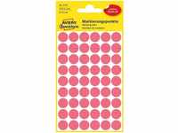 Avery Colour coding dots permanent neon red