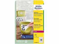 Avery Heavy duty labels removable white suitable for in- and outdoor use (-20oC to