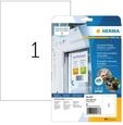 HERMA 4577, HERMA Wetterfeste Folien-Etiketten A4, 210 x 297 mm, wei&szlig;,