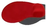 Trust 20429, Trust BigFoot Mouse Pad - red