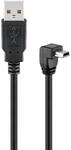 Pro USB 2.0 Hi-Speed cable 90&deg; Black