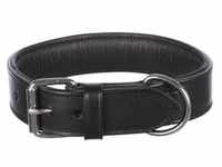 Active collar leather M: 38-47 cm/40 mm black