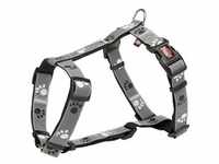 Silver Reflect H-harness XS-S: 30-40 cm/15 mm black/silver grey