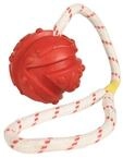 Aqua Toy ball on a rope floatable rubber &oslash; 7/35 cm - Assorted