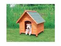 natura dog kennel saddle roof S-M: 71 × 77 × 76 cm brown