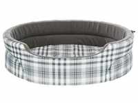 Lucky bed oval 55 × 45 cm grey/white