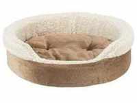 Trixie TX37051, Trixie Cosma bed oval 55 × 45 cm brown/beige