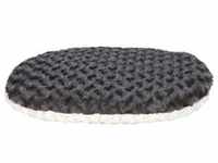 Kaline cushion oval 44 × 31 cm grey/cream
