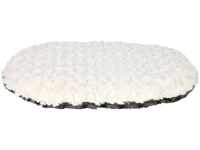 Kaline cushion oval 64 × 41 cm grey/cream