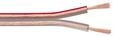 Pro Lautsprecher Kabel 0.5mm Clear - 25m