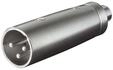 Pro XLR Adapter 3pin XLR F - RCA F