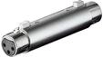 Pro XLR Adapter 3pin XLR M - XLR F
