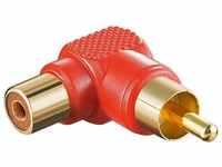 Pro RCA adapter 90° red