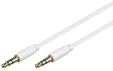 Pro MiniJack 3.5mm Slim - Wei&szlig; - 2m