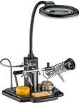 Fixpoint Soldering aid with LED lamp black