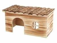 Grete house 2 exits guinea pigs bark wood/flamed 35 × 18 × 20 cm