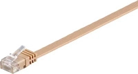 Pro LAN CAT 6 UTP Flat - Brown - 15m