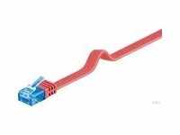 CAT 6A flat-patch cable U/UTP red