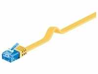 CAT 6A flat-patch cable U/UTP yellow