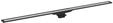Geberit cleanline20 shower channel 30-130 cm antracit/steel