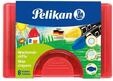 Pelikan Wachsmalstift 665/8, rund, 8 Farben, Box mit 8 St&uuml;ck + 1 Schaber