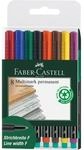 Faber-Castell Marker Multimark permanent F 8er Etui