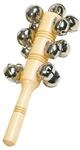 Goki Wooden Instrument Bell Stick with 13 Bells