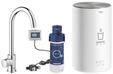 Grohe 30085001, Grohe Red Mono Kitchen faucet and kettle in size M Supersteel