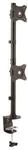 StarTech.com ARMDUALV, StarTech.com Vertical Dual Monitor Mount - Steel - For