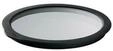 Glass lid 20 cm Clear/Black Glass/Silicone