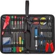 Fixpoint Tool bag with soldering set - 20-piece tool set in