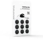 CableDrop mini - Black - 9-pack