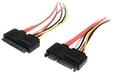 12in 22 Pin SATA Strom und Data Extension Kabel