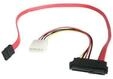 SAS 29 Pin zu SATA Kabel mit LP4 Strom