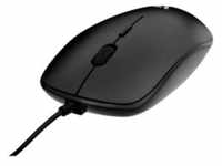 MU200-1E - Low Profile - mouse - USB - black - Maus (Schwarz)