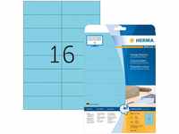 HERMA 4553, HERMA Coloured labels A4 105 x 37 mm blue removable