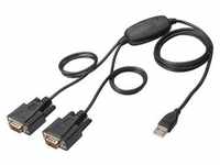 DA-70158 USB 2.0 to 2x RS232 Cable