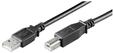 USB-A USB-B 2.0 - 3m - Schwarz